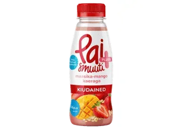 Maasika-mango smuuti kaeraga, PAI+, 250 ml