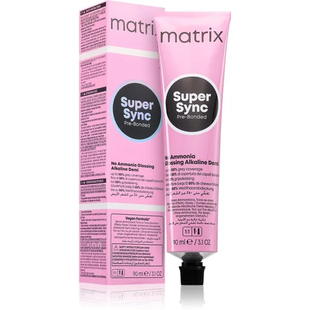 Matrix Super Sync Pre-Bonded poolpüsivärv (demi-permanent) varjund Sheer Paster Neutral 90 ml