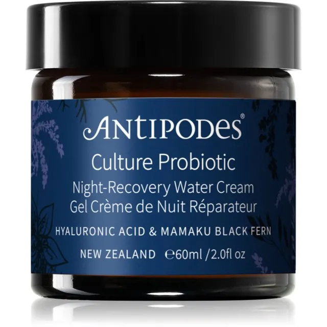Antipodes Culture Probiotic Night Recovery Water Cream Intensiivne elustav öökreem probiootikumidega 60 ml