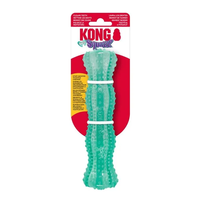 KONG koera närimismänguasi Squeezz® Dental pulk, M