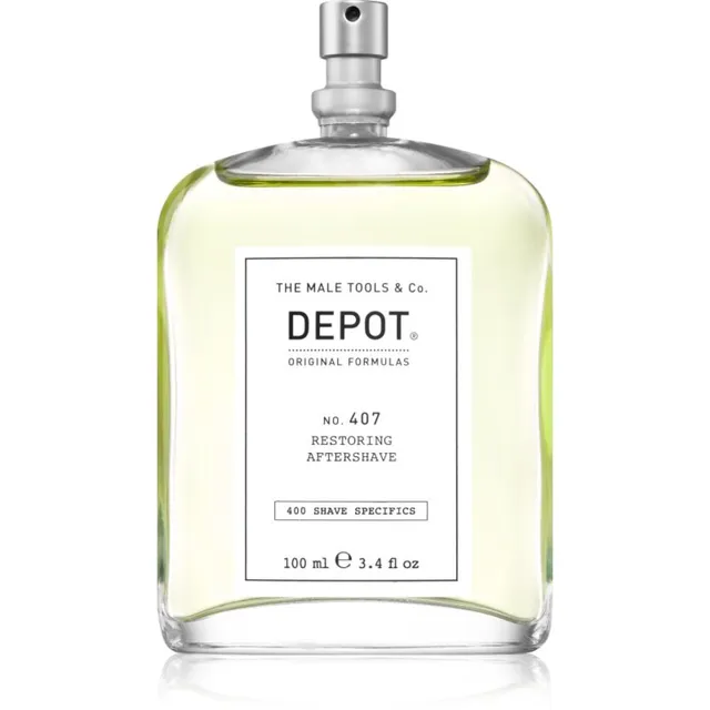 DEPOT 400 SHAVE SPECIFICS NO. 407 RESTORING AFTERSHAVE Värskendav raseerimisjärgne vedelik 100 ml