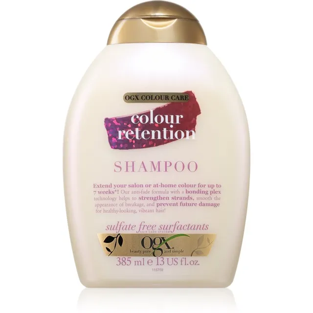 OGX Colour Care Shampoo Šampoon värvitud juustele 385 ml