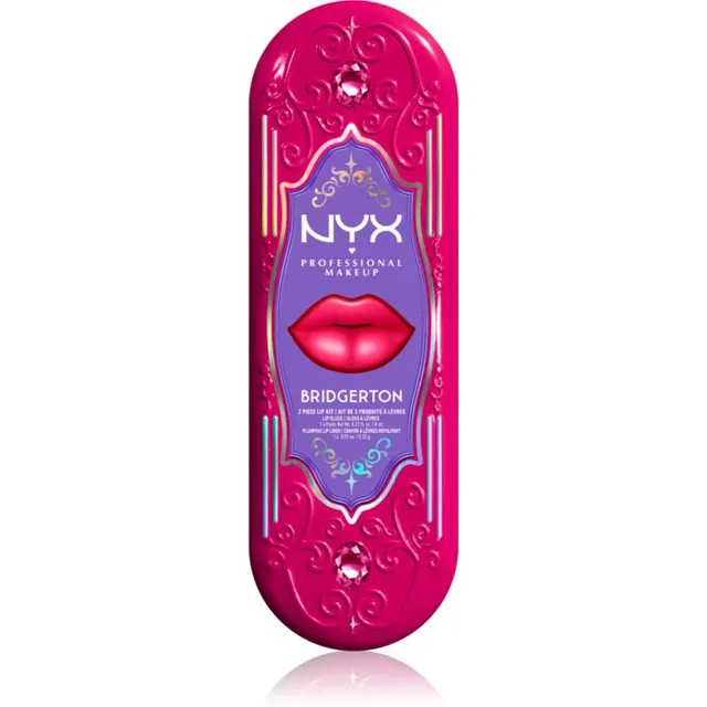 NYX Professional Makeup Bridgerton Royal Treasures Huulepulkade komplekt varjund 05 2 tk