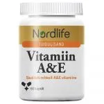 Nordlife Vitamiin A&E kapslid N60