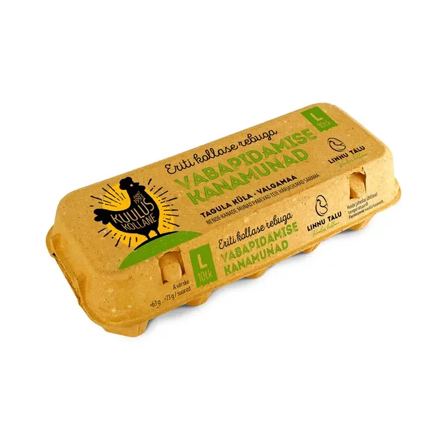 Vabapidamise kanamunad 10tk L, LINNU TALU, 10 tk