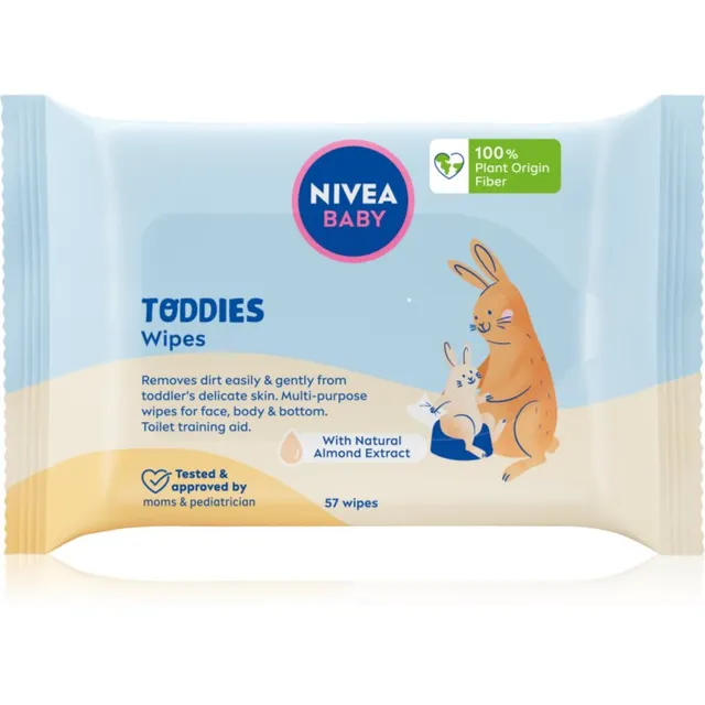 NIVEA BABY Toddies Beebi salvrätikud 57 tk