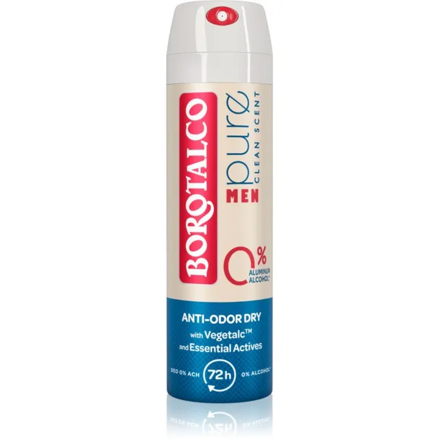 Borotalco MEN Pure Alumiiniumivaba pihustatav deodorant meestele 150 ml