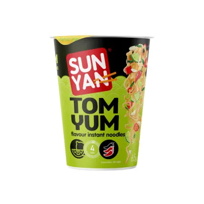 Kiirnuudlid Tom Yum maitselised Sun Yan 60g