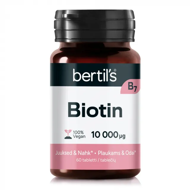 Bertils Biotin 10000mcg tabletid N60