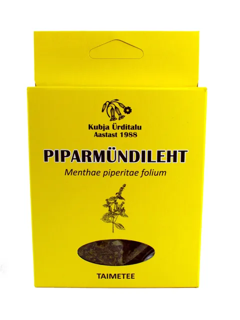 KUBJA PIPARMÜNDILEHT (MENTHAE PIPERITAE FOLIA) 15G (KARP)