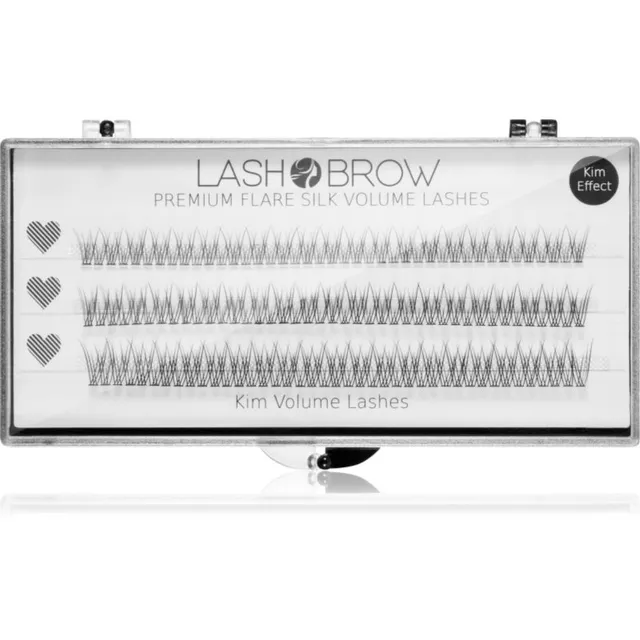 Lash Brow Premium Flare Silk Lashes Kunstripsmed Kim Volume Lashes 1 tk