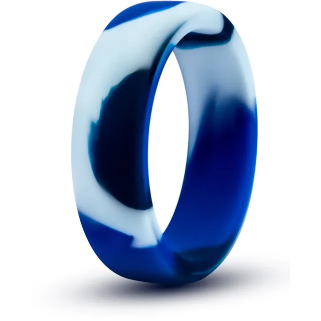 Blush Performance Silicone Camo Blue Peeniserõngas 1 tk