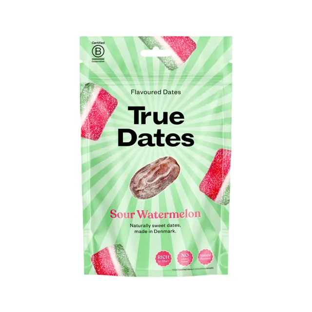 Datlid Sour Watermelon, TRUE DATES, 100 g