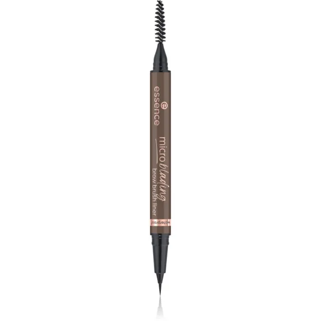 essence Microblading Kulmupliiats koos pintsliga / harjaga varjund 04 Dark Brown 0.6 ml