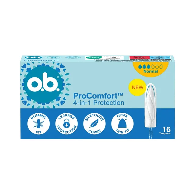 Tampoon Pro Comfort normal, O.B., 16 tk