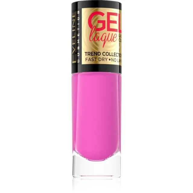Eveline Cosmetics 7 Days Gel Laque Nail Enamel Geelküünelakk ilma UV / LED-lampide kasutamiseta varjund 206 8 ml