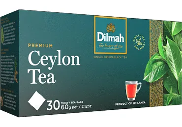 Must Tseiloni tee DILMAH Premium 30x2g