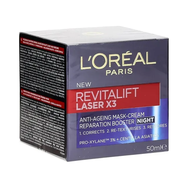 Öökreem Revitalift Laser, LOREAL, 50 ml