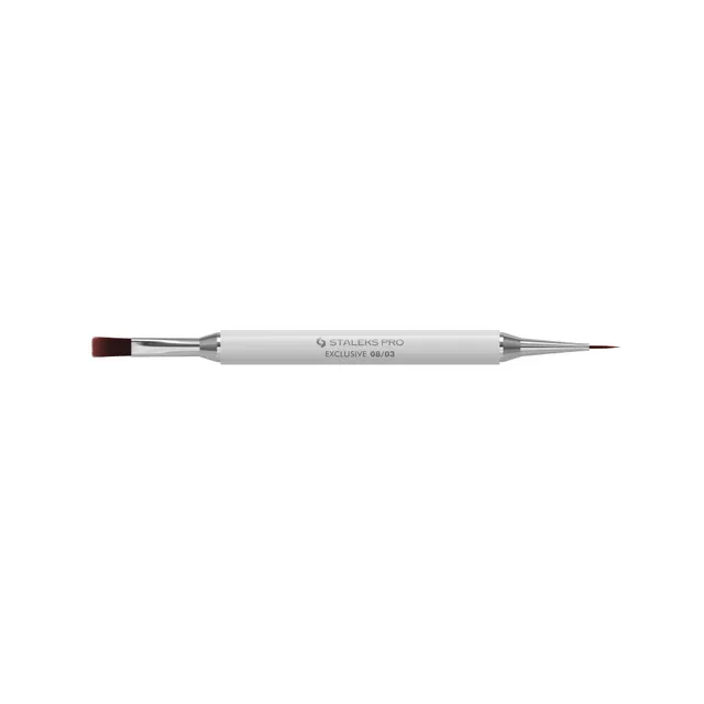 Staleks Exclusive Double-Ended Gel Polish and Liner Brush 10 mm / 10 mm