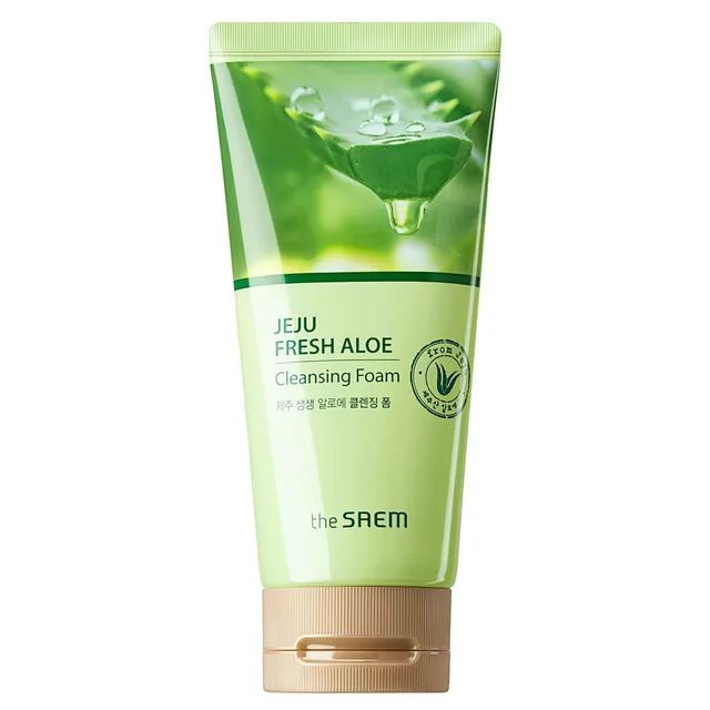 THE SAEM Jeju Fresh Aloe Cleansing Foam 150g