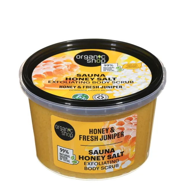 ORGANIC SHOP Honey & Fresh Juniper Body Scrub 250ml