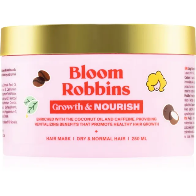 Bloom Robbins Growth & Nourish Hair Mask Toitev juuksemask kõigile juuksetüüpidele 250 ml