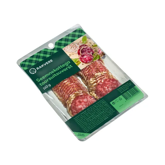 Seemnekattega toorsuitsuvorst, RAKVERE LK, 110 g
