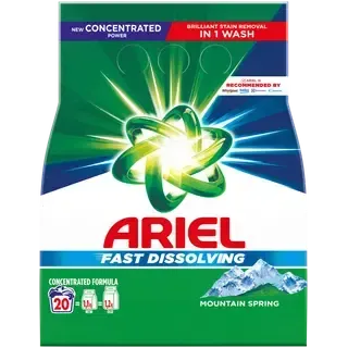 Pesupulber Mountain Spring 20pk, ARIEL, 1,1 kg