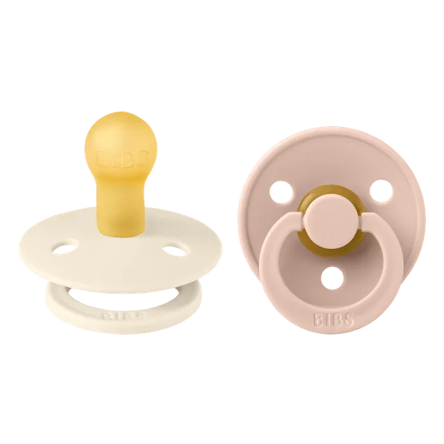 BIBS RÕNGASLUTT 0-6 KUUD IVORY/BLUSH N2