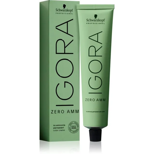 Schwarzkopf Professional IGORA ZERO AMM Püsijuuksevärv ammoniaagivaba varjund 4-0 60 ml