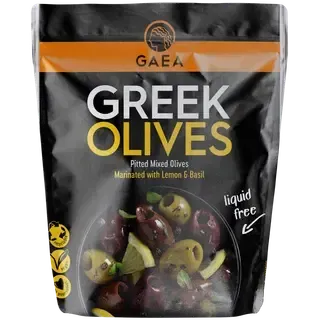 Gaea marineeritud kivideta oliivide segu 150 g