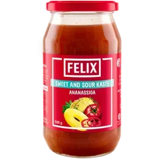 Kaste Sweet and Sour ananassiga, FELIX, 500 g