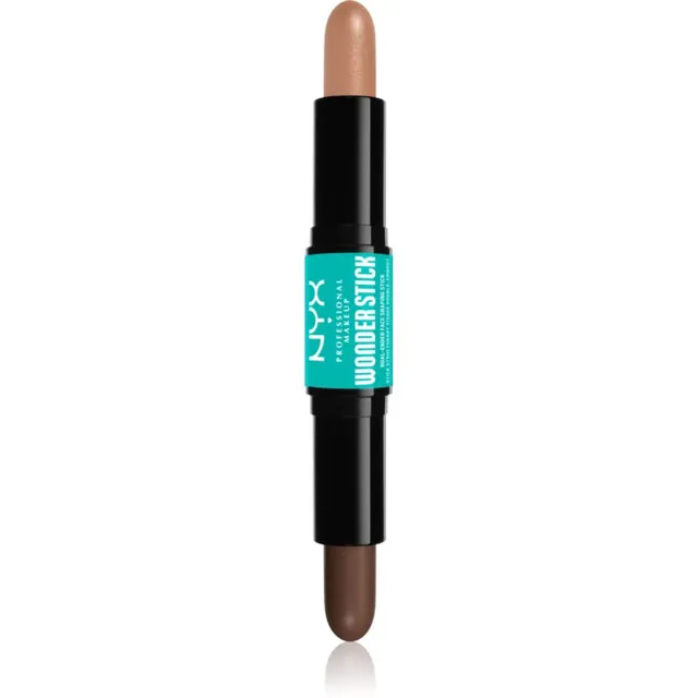 NYX Professional Makeup Wonder Stick Dual Face Lift Kahetooniline kontuurpulk varjund 06 Rich 2x4 g