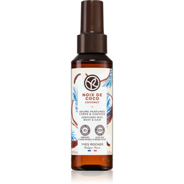 Yves Rocher Bain de Nature Keha ja juuste lõhnaudu naistele Coconut 100 ml