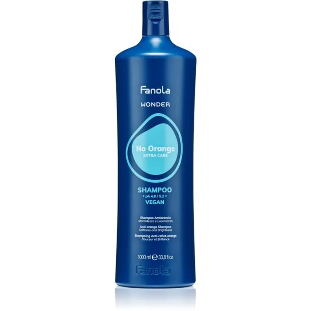 Fanola Wonder No Orange Shampoo Šampoon oranže toone neutraliseeriv 1000 ml