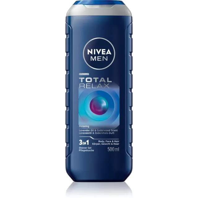 NIVEA MEN Total Relax Lõõgastav dušigeel 500 ml