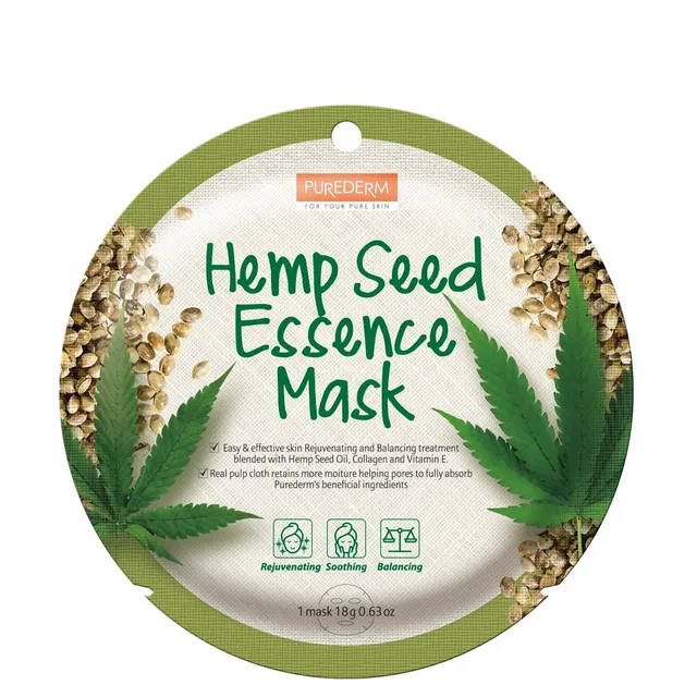 PUREDERM Hemp Seed Essence Mask 18g
