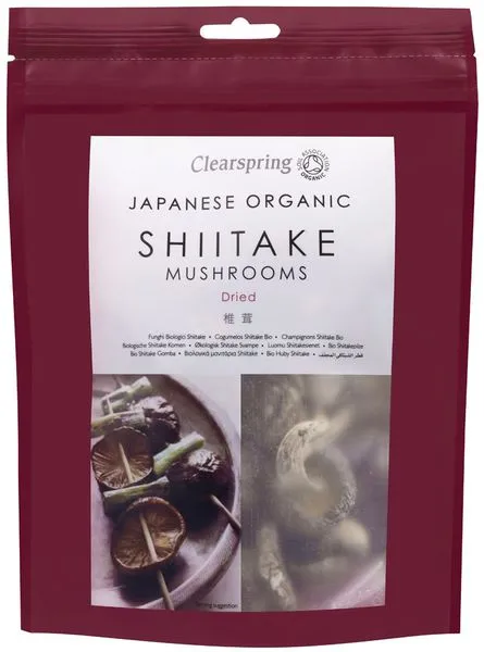 Kuivatatud shiitake-seened, ökoloogiline