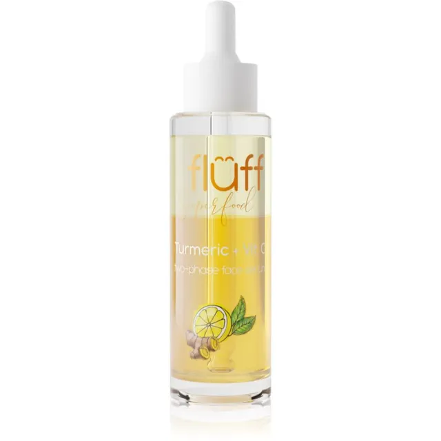 Fluff Superfood Kahefaasiline seerum sära andva efektiga Turmeric & Vitamin C 40 ml