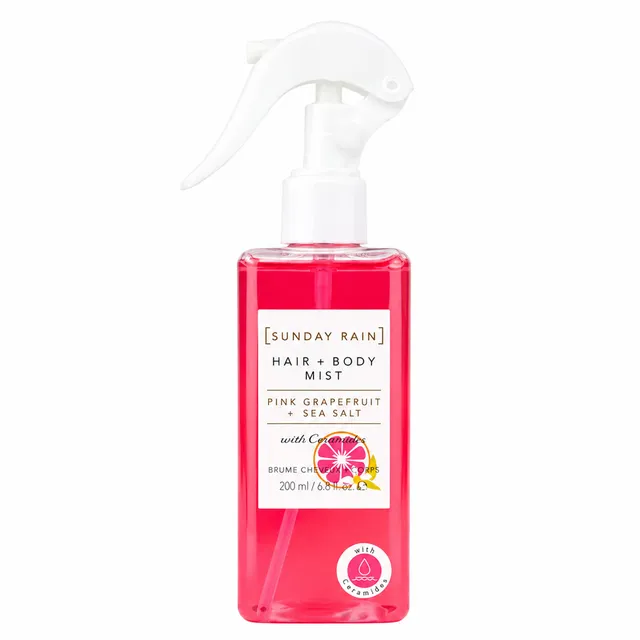 SUNDAY RAIN Pink Grapefruit & Sea Salt Hair & Body Mist 200ml
