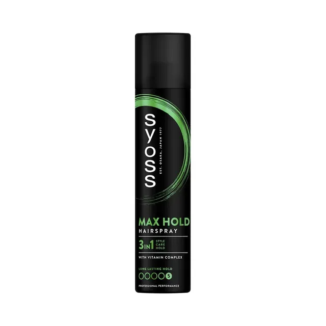 Juukselakk Max Hold Mega Strong, SYOSS, 300 ml