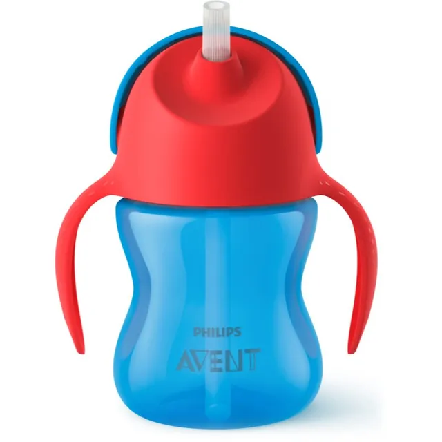 Philips Avent Bendy Straw SCF796/01 9m+ Tass painutatava kõrrega Blue 200 ml