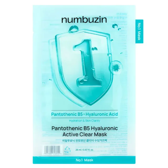 NUMBUZIN No.1 Pantothenic B5 Hyaluronic Active Clear Mask 26ml