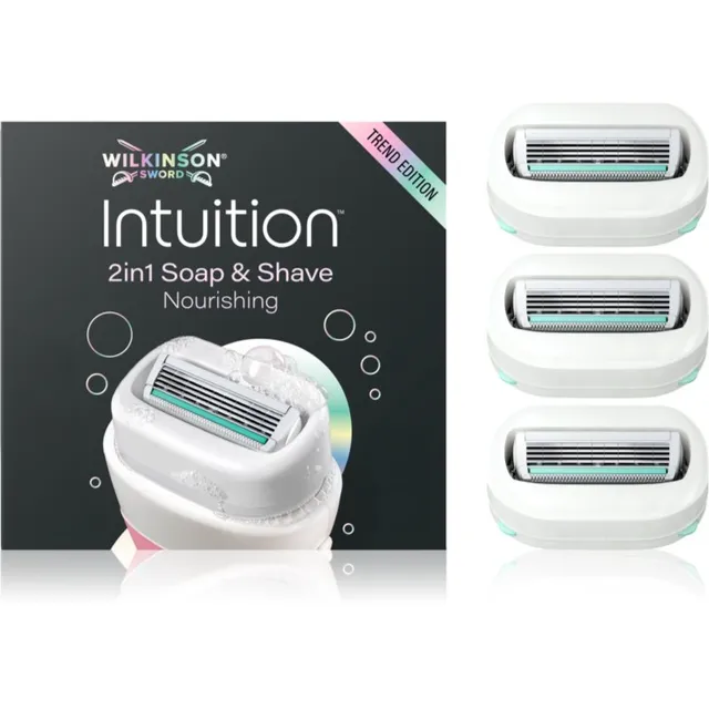 Wilkinson Sword Intuition 2in1 Soap & Shave Nourishing Asendusterad 3 tk