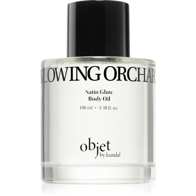 KUNDAL Objet Satin Glow Body Oil Hooldav kehaõli intensiivseks niisutamiseks lõhn Glowing Orchard 100 ml