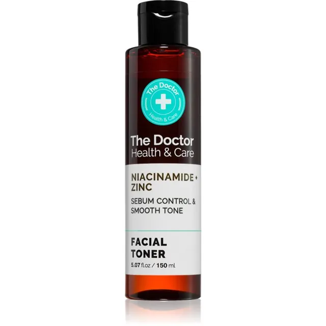 The Doctor Niacinamide + Zinc Sebum Control & Smooth Tone Matistav puhastustoonik 150 ml