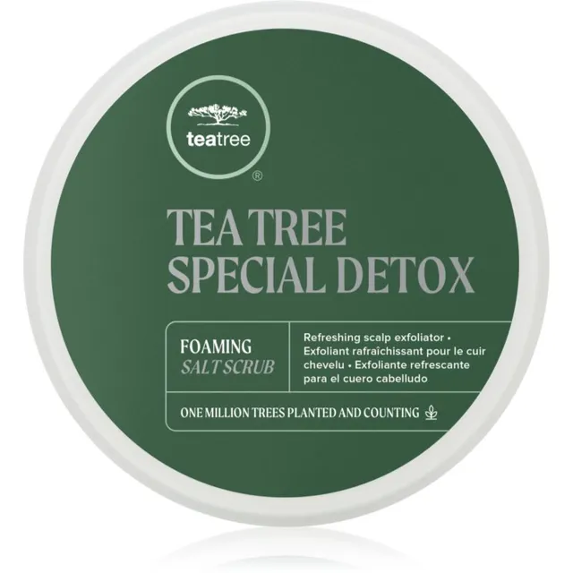 Paul Mitchell Tea Tree Special Detox Foaming Salt Scrub Vahutav koorija juustele ja peanahale 184 ml