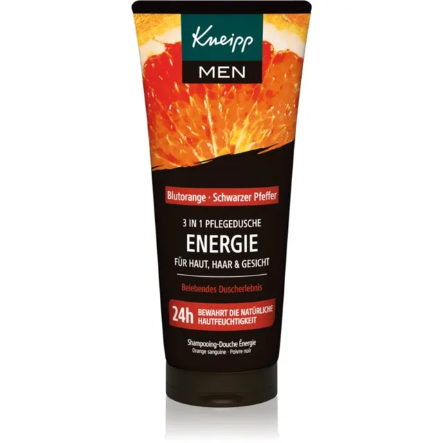 Kneipp Men Energy Puhastusgeel kolm-ühes näole, kehale ja juustele 200 ml