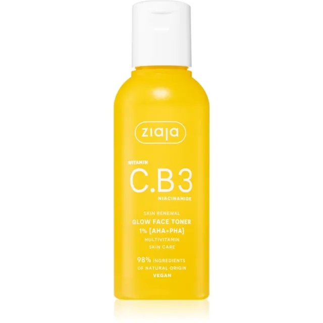 Ziaja Vitamin C.B3 Niacinamide Koorimistoonik hapetega 1% [aha+pha] 120 ml
