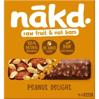 Batoonid datli-maapähkli Nakd 4x35g